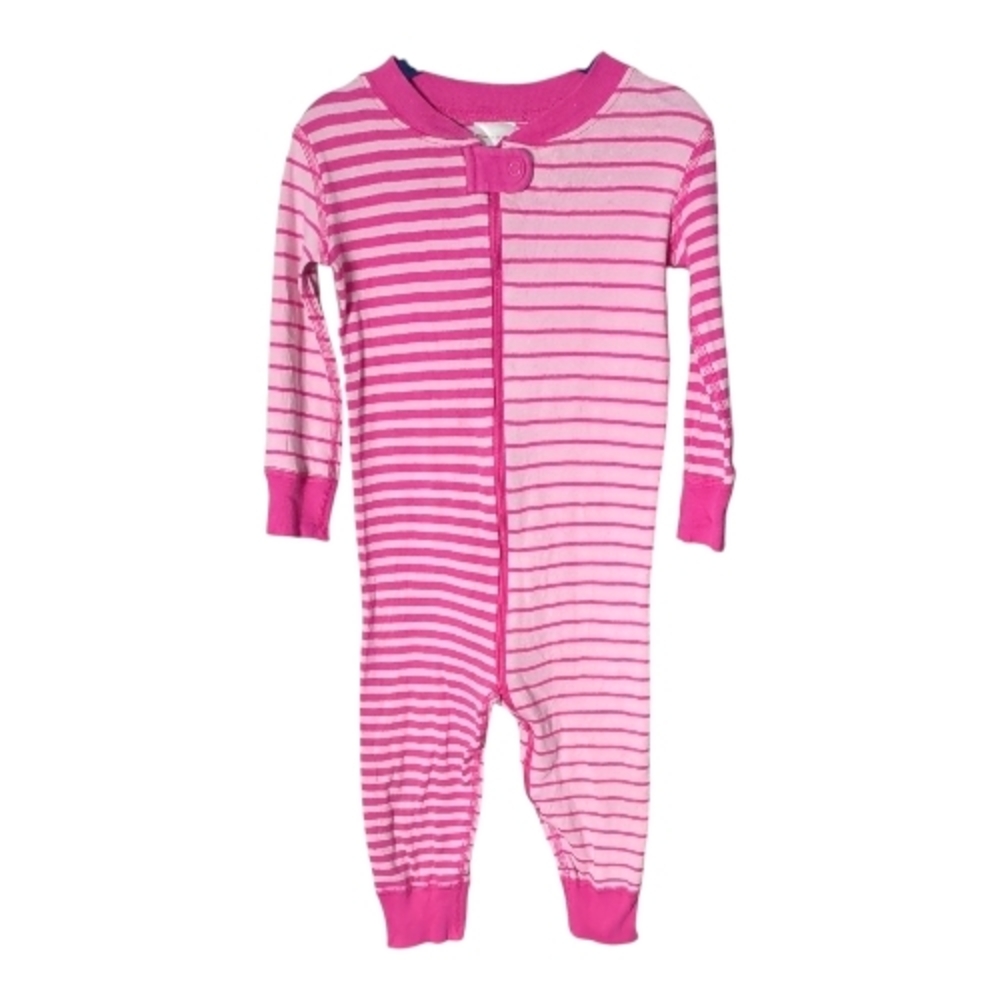 Hanna Andersson Night Night Sleepers In Organic Cotton Rose Pink Size‎ 18-24 m